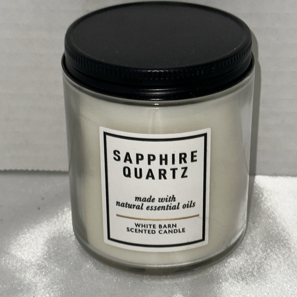 SAPPHIRE QUARTZ Single Wick Candle Bath & and Body Works NEW - Picture 2 of 6